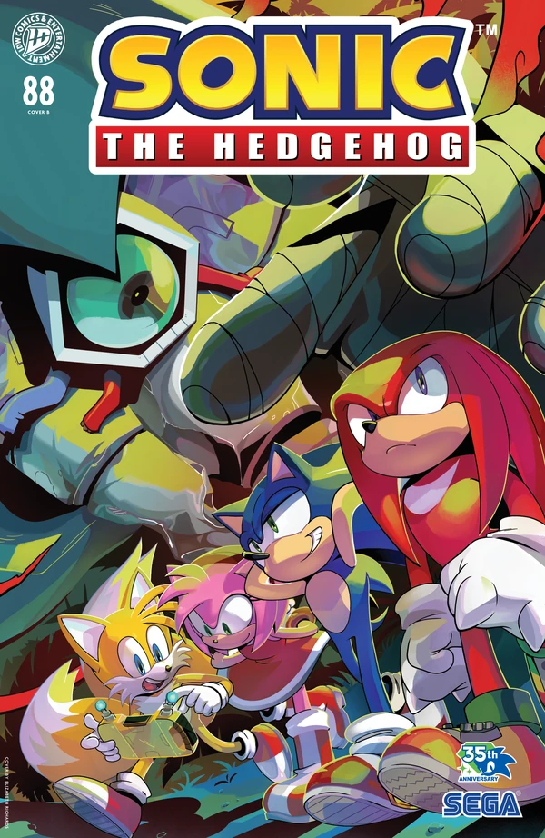 Sonic the Hedgehog: Elizabeth Richards Variant #88 - Cover B